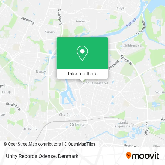 Unity Records Odense map