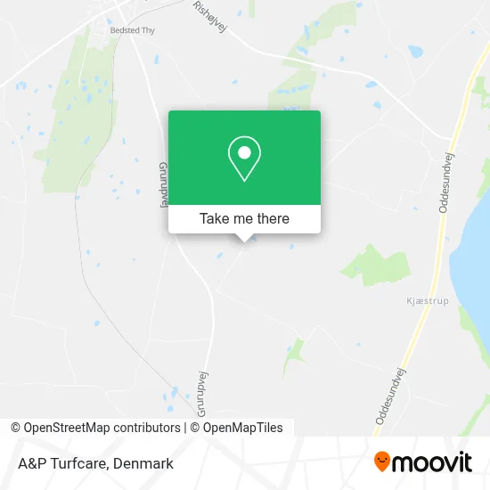 A&P Turfcare map