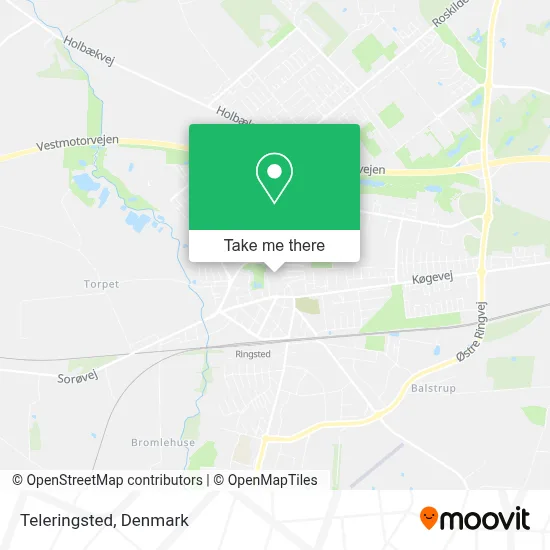 Teleringsted map