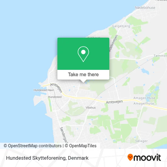 Hundested Skytteforening map
