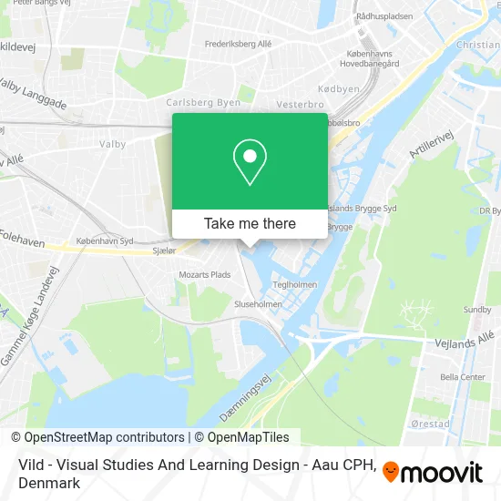 Vild - Visual Studies And Learning Design - Aau CPH map
