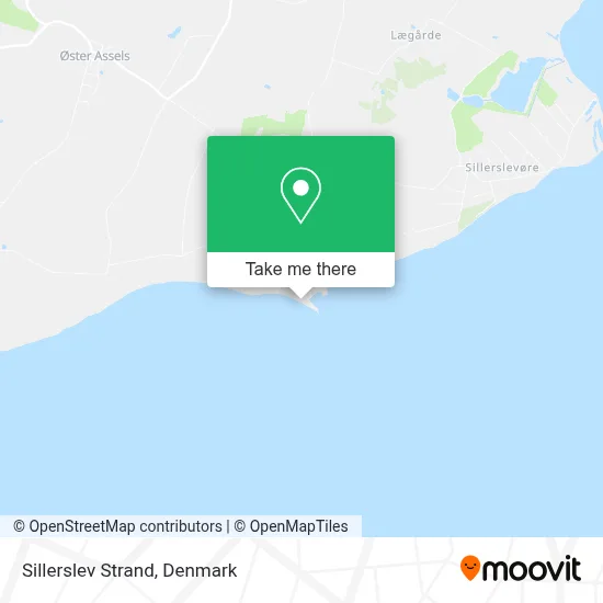 Sillerslev Strand map