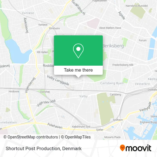 Shortcut Post Production map