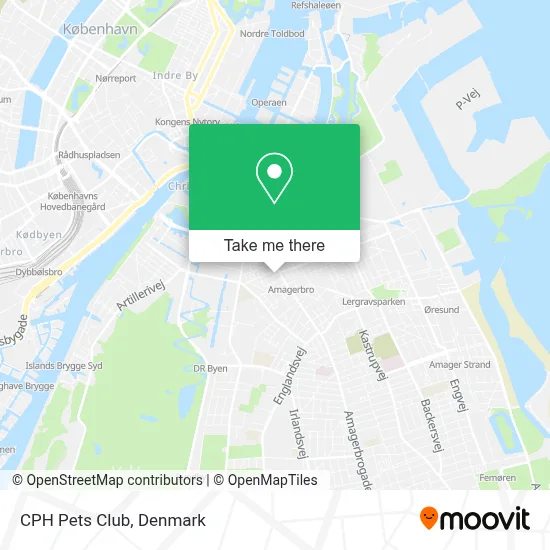 CPH Pets Club map