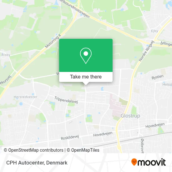 CPH Autocenter map