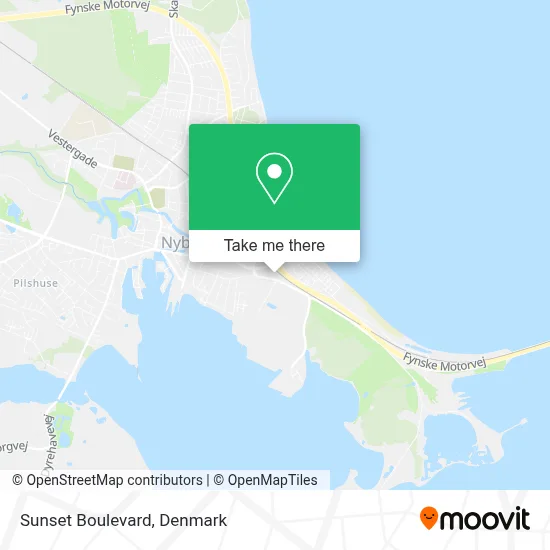 Sunset Boulevard map
