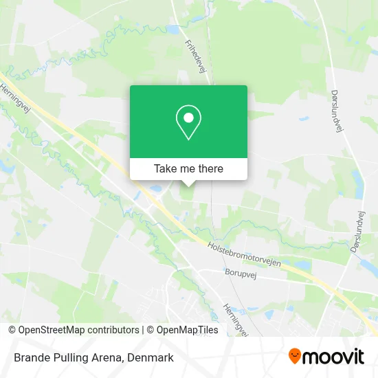 Brande Pulling Arena map