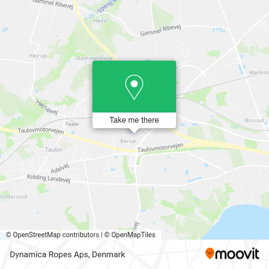 Dynamica Ropes Aps map