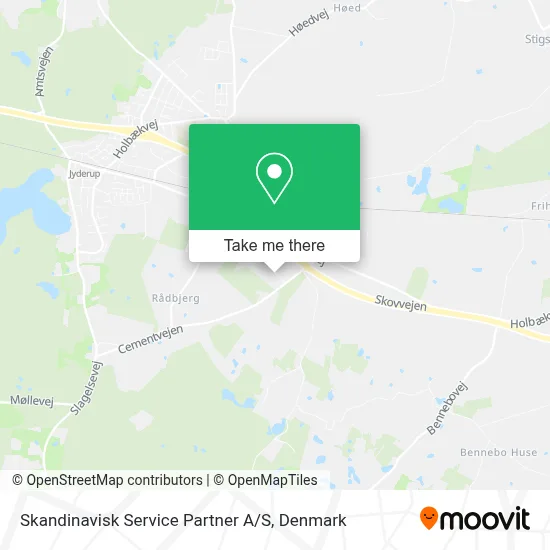Skandinavisk Service Partner A / S map