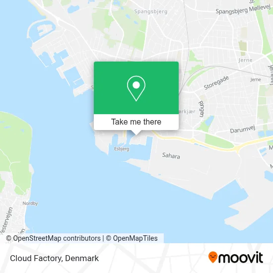 Cloud Factory map