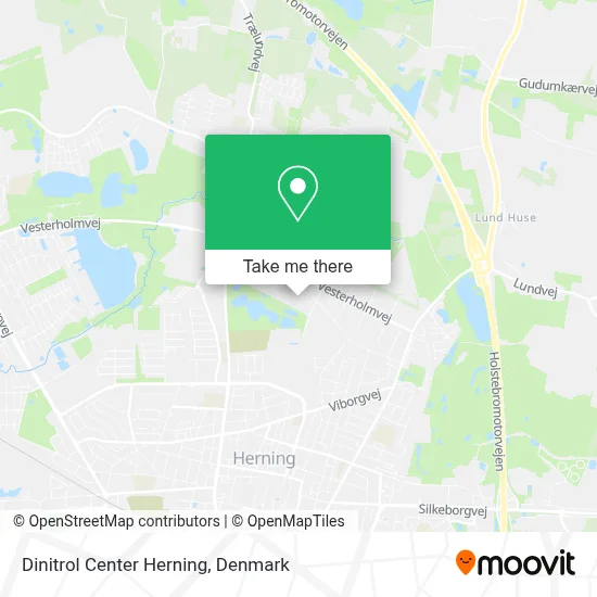 Dinitrol Center Herning map