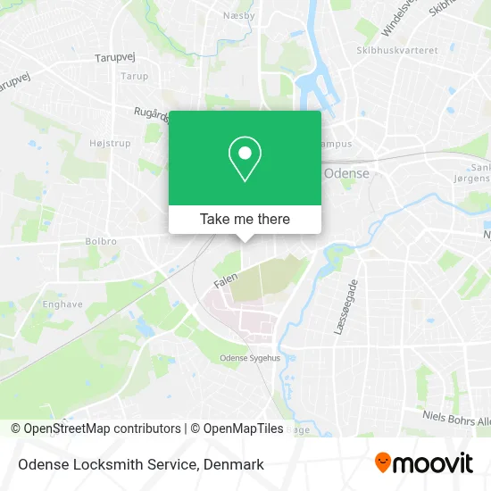 Odense Locksmith Service map