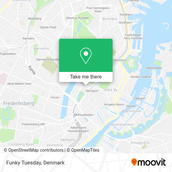 Funky Tuesday map