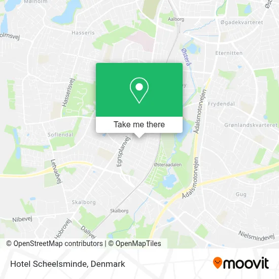 Hotel Scheelsminde map