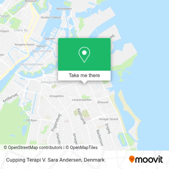 Cupping Terapi V. Sara Andersen map