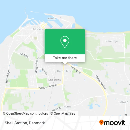 Shell Station map