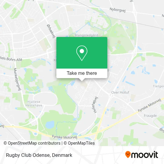 Rugby Club Odense map