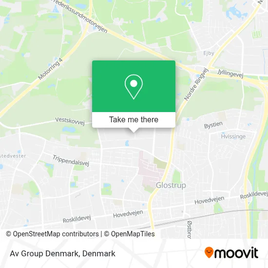Av Group Denmark map