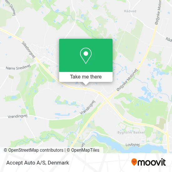 Accept Auto A/S map
