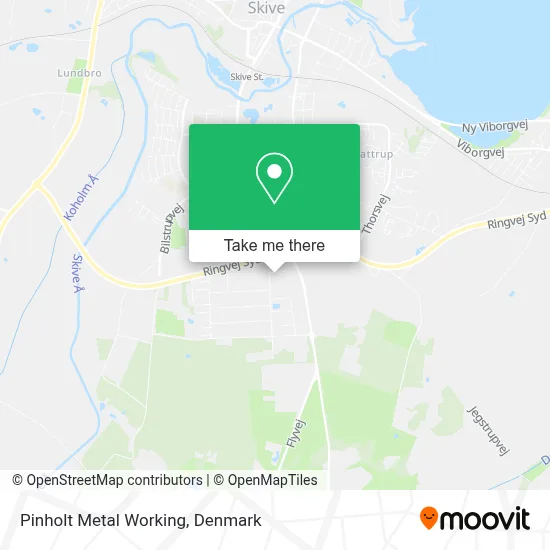 Pinholt Metal Working map