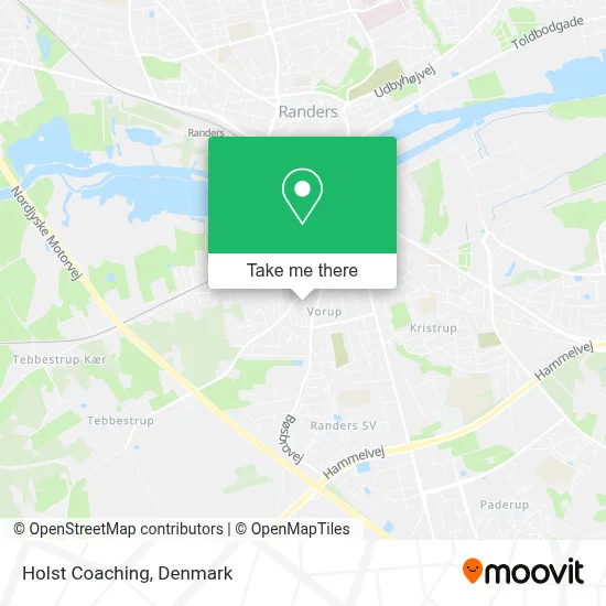 Holst Coaching map