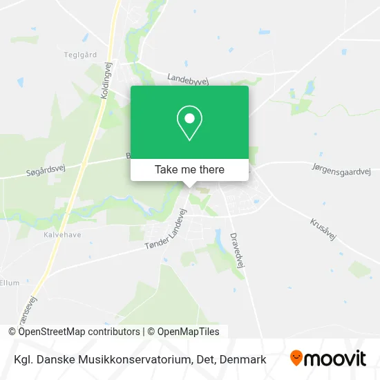Kgl. Danske Musikkonservatorium, Det map