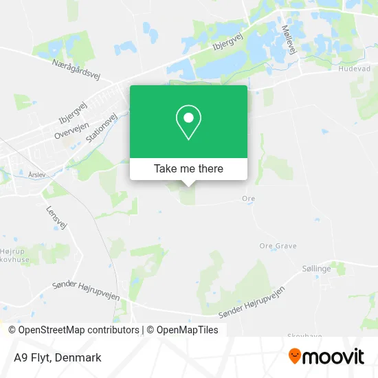 A9 Flyt map