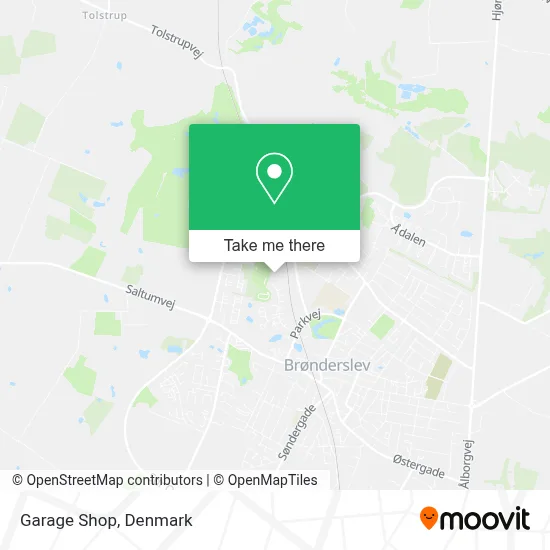 Garage Shop map