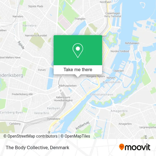 The Body Collective map