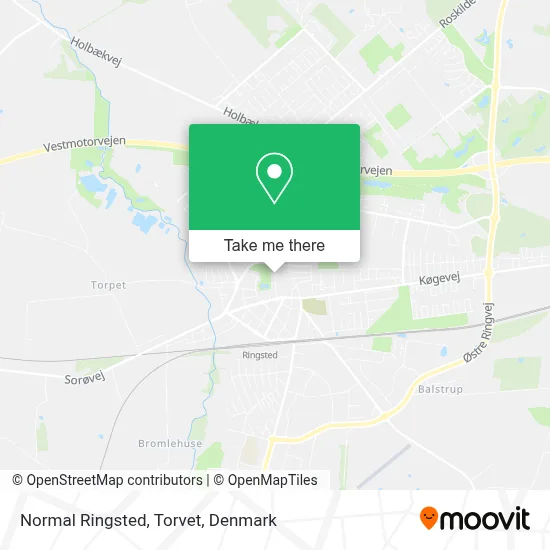 Normal Ringsted, Torvet map