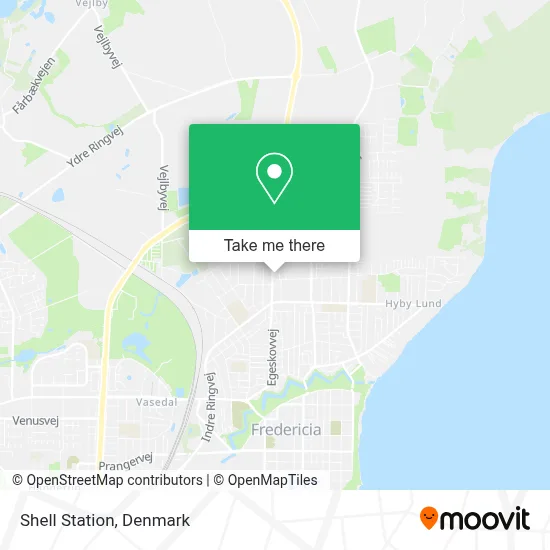 Shell Station map
