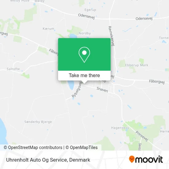 Uhrenholt Auto Og Service map