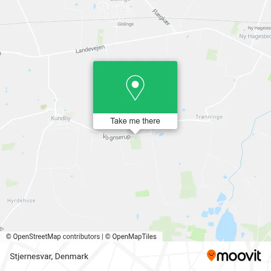 Stjernesvar map