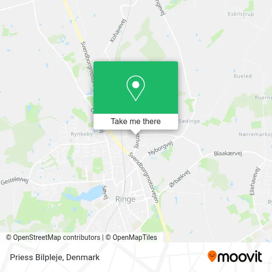 Priess Bilpleje map