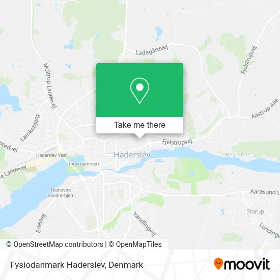 Fysiodanmark Haderslev map