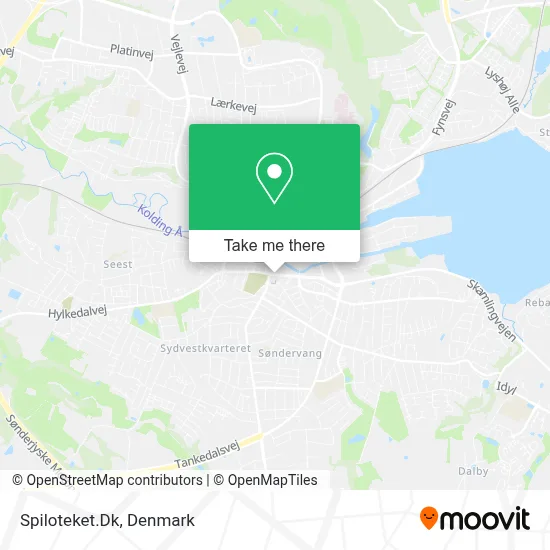 Spiloteket.Dk map