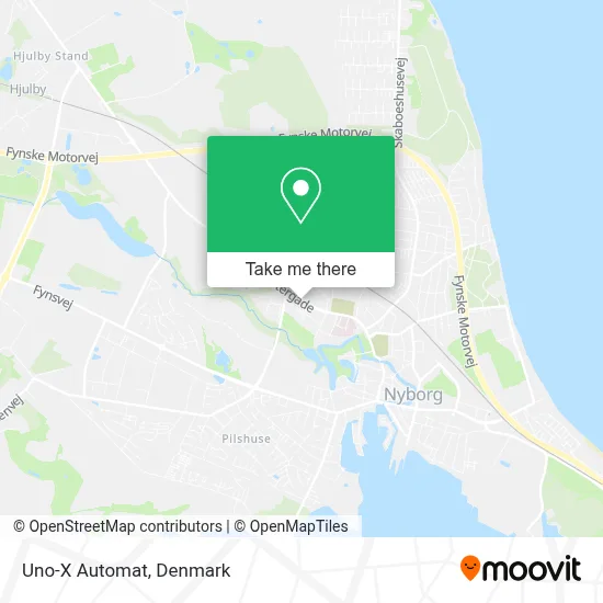 Uno-X Automat map