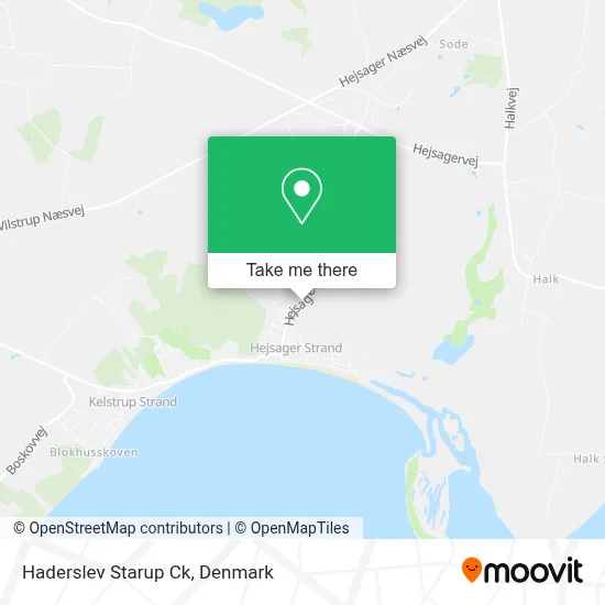 Haderslev Starup Ck map