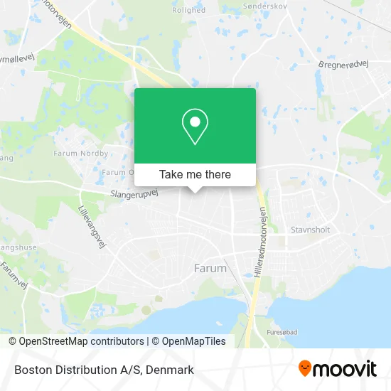 Boston Distribution A/S map