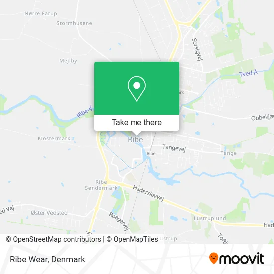 Ribe Wear map