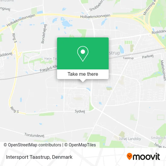 Intersport Taastrup map