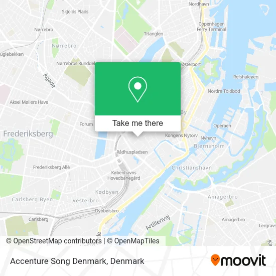 Accenture Song Denmark map