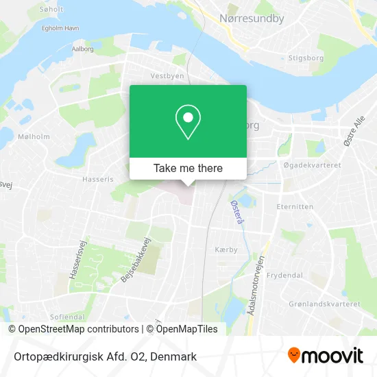Ortopædkirurgisk Afd. O2 map