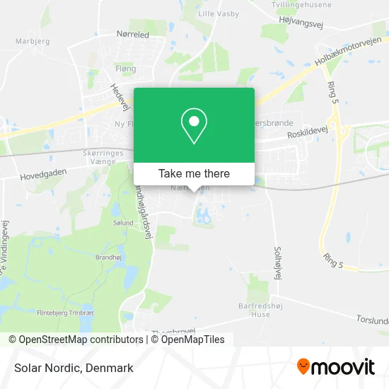 Solar Nordic map