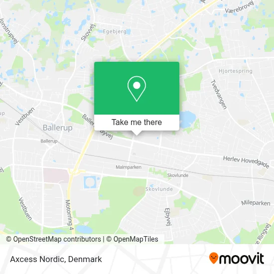 Axcess Nordic map
