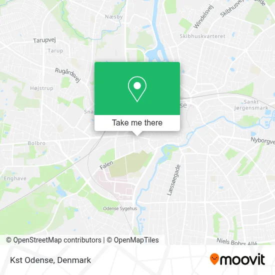 Kst Odense map