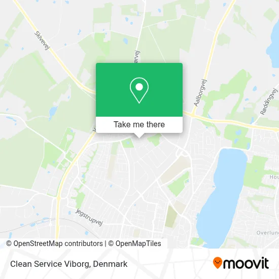 Clean Service Viborg map