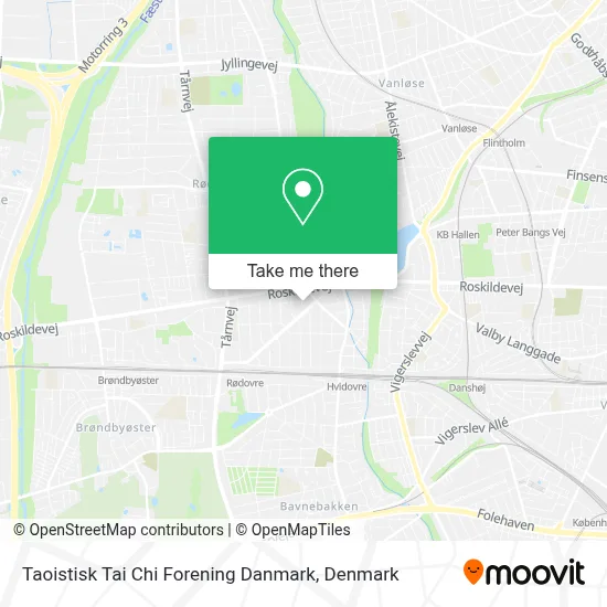 Taoistisk Tai Chi Forening Danmark map