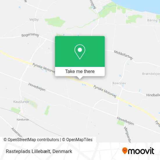 Rasteplads Lillebælt map