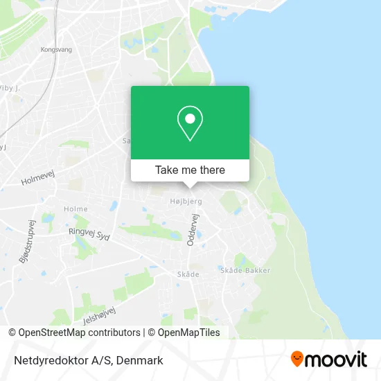 Netdyredoktor A/S map